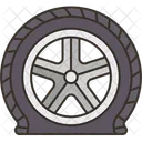 Tire Flat Puncture Icon