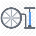 Tire And Air Pump  Icon