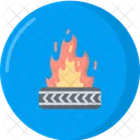 Tire Burning Icon