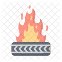 Tire Burning Icon