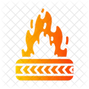 Tire Burning Icon