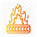 Tire Burning Icon