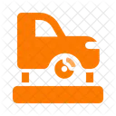Disc Brake Car Lift Simple Icon