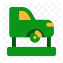 Disc Brake Car Lift Simple Icon