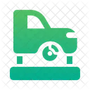 Disc Brake Car Lift Simple Icon