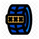 Tire Car Parts Simple Icon