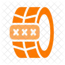 Tire Car Parts Simple Icon