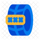 Tire Car Parts Simple Icon