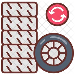 Tire disposal  Icon