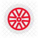 Tire Repair Wheel Icon