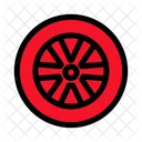 Tire Repair Wheel Icon