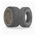 Tire Wheel Car Icon