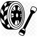 Tire Spare Jack Icon