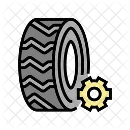 Tire Industrial  Icon