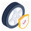 Tire Insurance Wheel Insurance Tire Protection Icon