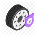 Tire Insurance Assurance Icon