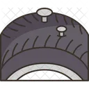 Tire Puncture Puncture Nails Icon