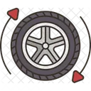 타이어 교체 교체 타이어 아이콘