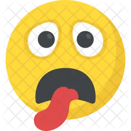 Tired Emoji Icon - Download in Flat Style