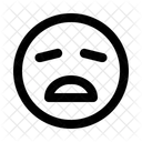 Tired Emoji Face Icon