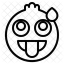 Tired Exhausted Emoji Icon