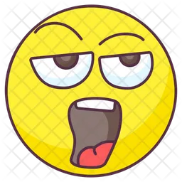 Tired Emoticon Emoji Icon