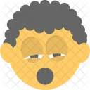 Tired Emoji Yawn Icon