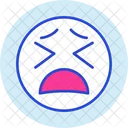 Tired Face Emoji Icon