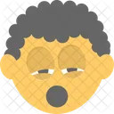 Tired Emoji Yawn Icon