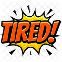 Tired Speech Bouble Chat Bouble Icon