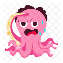 Tired Octopus  Icon