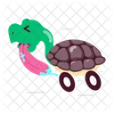 Turtle Cartoon Turtle Stickers Tortoise Cartoon Icon