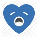 Tiredface Emoji Heart Icon
