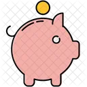 Cochon Banque Services Bancaires Icon