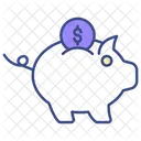 Tirelire Argent Finances Icône