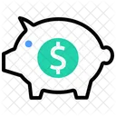 Tirelire Cochon Banque Icône