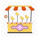 Tiro Ao Pato Cabine Jogo Ícone