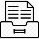 Tiroir De Dossiers Davocat Rapport De Cas De Defense Penale Tiroir De Dossiers Juridiques Icône