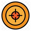 Disparo Camara Objetivo Icono
