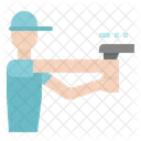 Disparar Disparar Pistola Icono