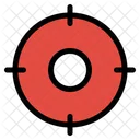 Disparo Objetivo Militar Icono