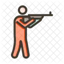 Camara Objetivo Pistola Icono