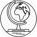 Globus Geographie Schule Symbol