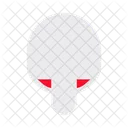 Pingpong Tischtennis Sportgerate Icon