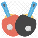 Tischtennis Pingpong Tischtennisschlager Symbol