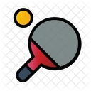 Tischtennis Ball Feld Symbol