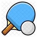 Pingpong Tischtennis Olympische Sommerspiele Symbol