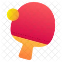 Pingpong Tischtennis Schlager Symbol