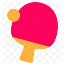 Pingpong Tischtennis Schlager Symbol