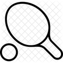 Pingpong Ball Tischtennis Symbol